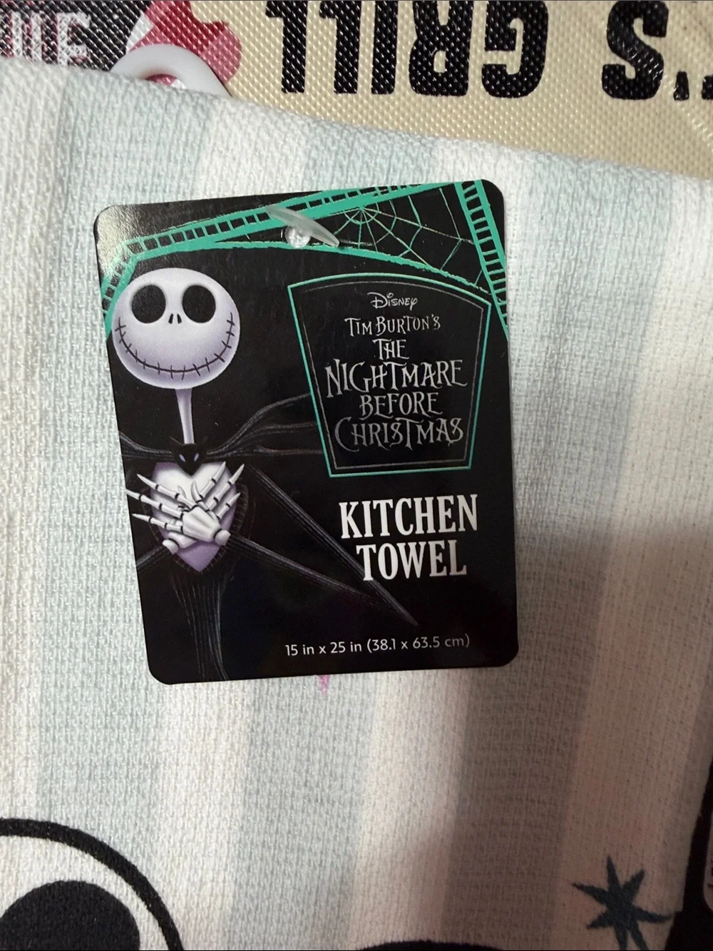 2 Disney nbc jack and sally kitchen towels